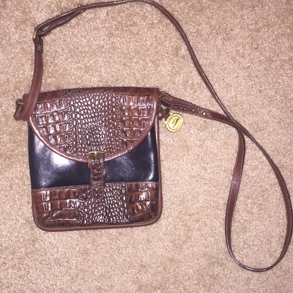 Brahmin Handbags - Brahmin brown and black leather purse